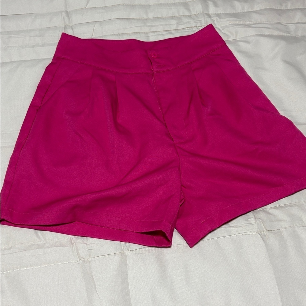 SHEIN Vibrant Pink Shorts